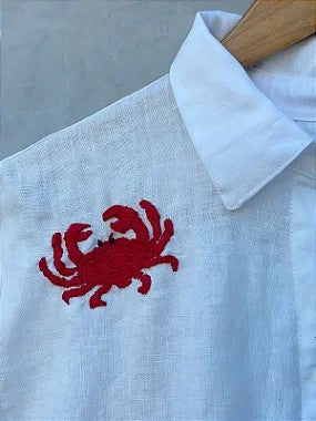 Camisa Caranguejo Branca