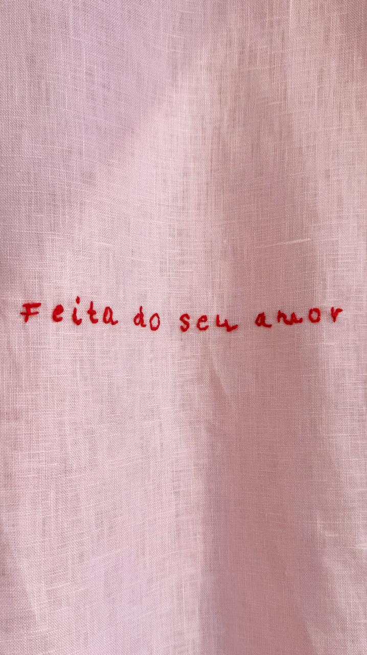 Camisa Manga Curta Afeto Rosa