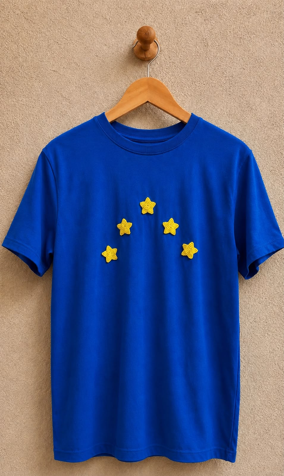Camiseta das Estrelas Azul