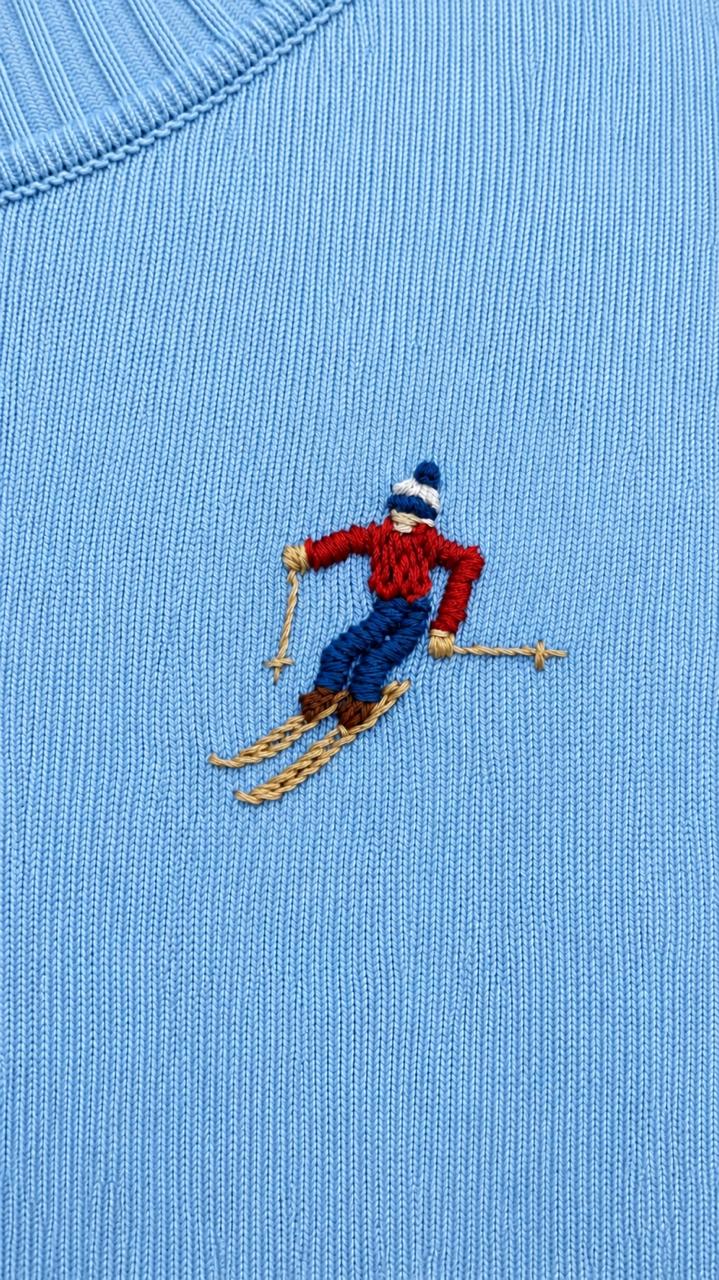 Tricot Ski Azul
