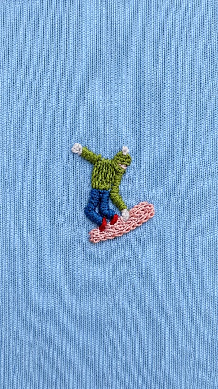 Tricot Ski Azul