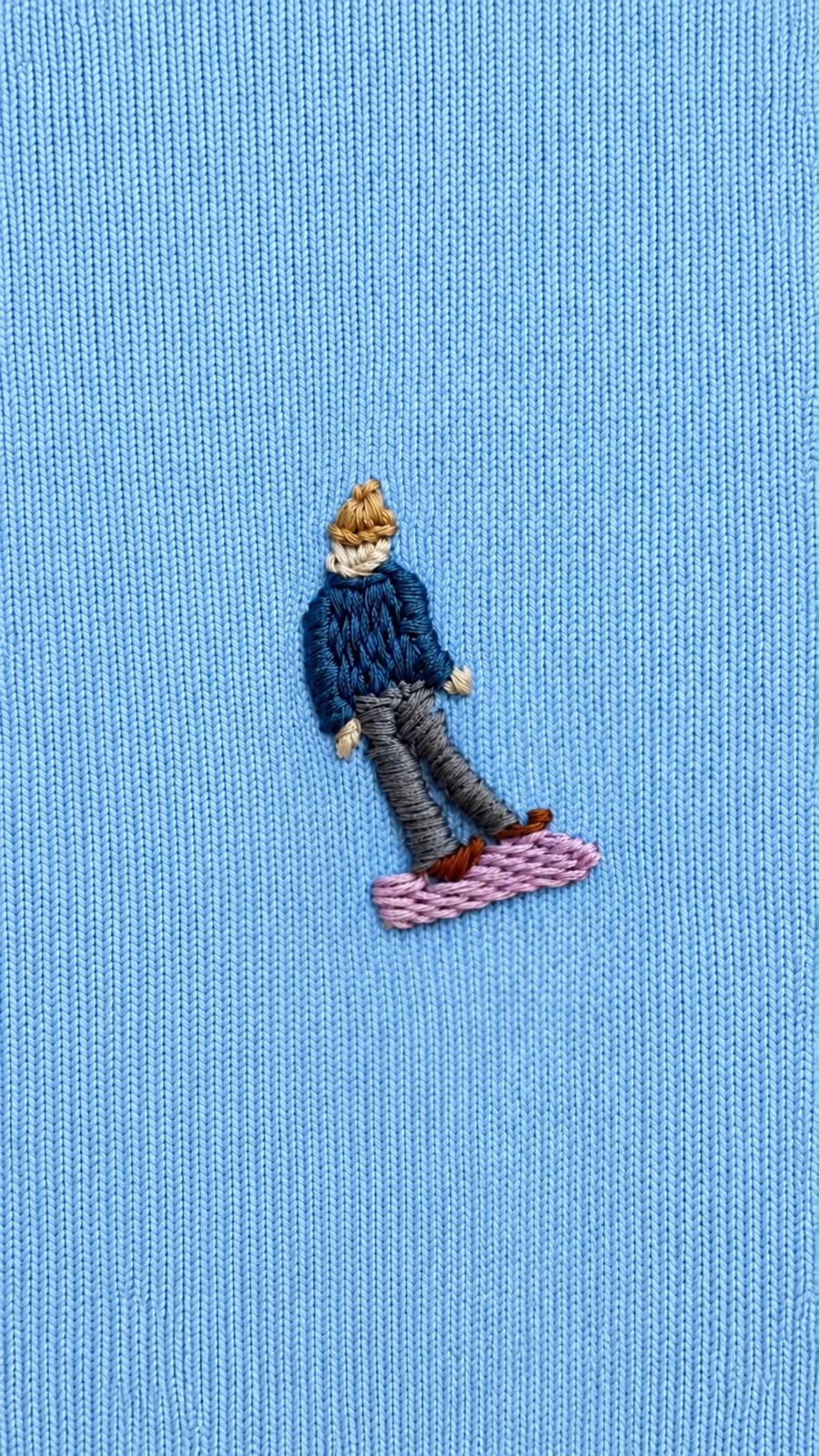 Tricot Ski Azul