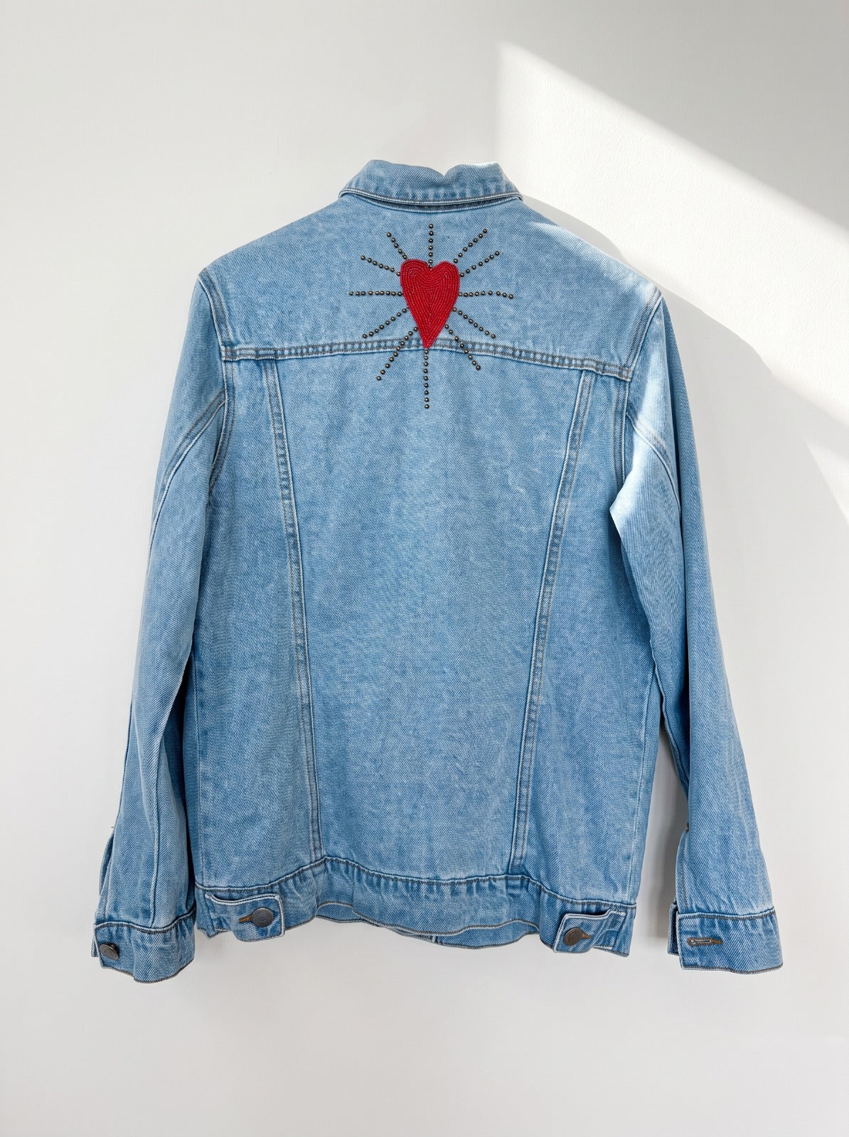 Jaqueta Jeans Coração