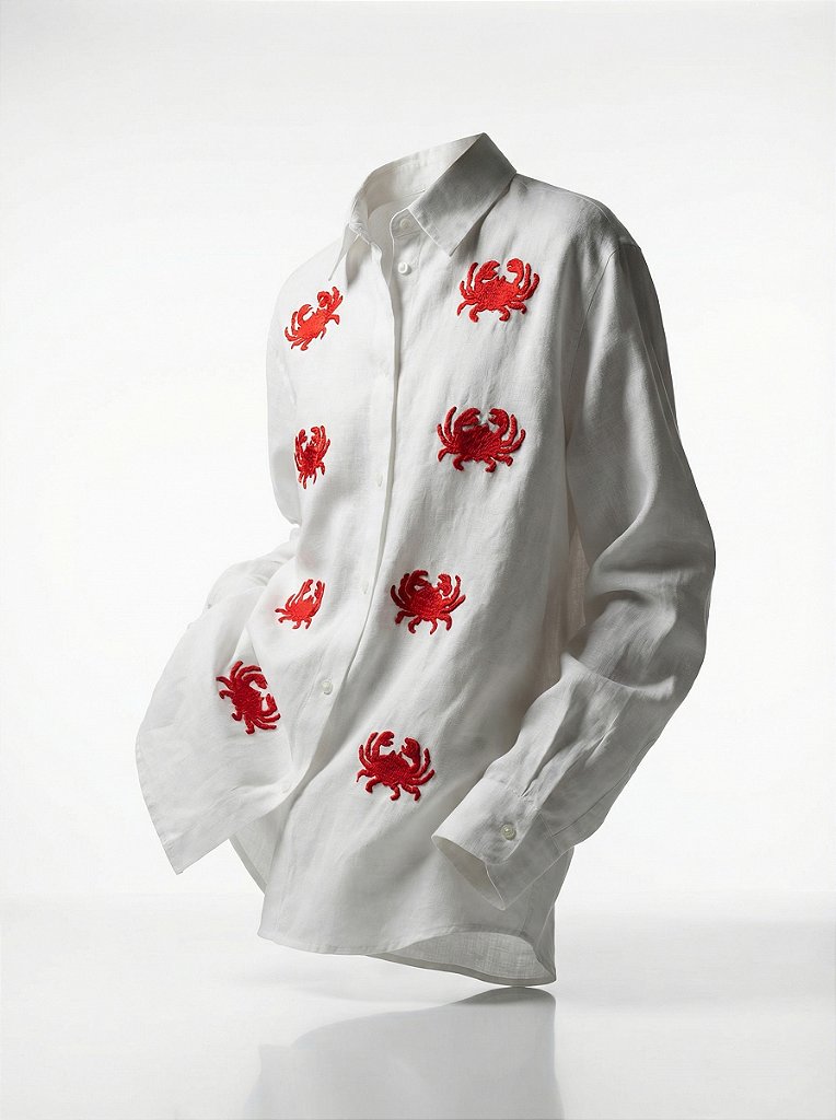 Camisa Caranguejo Branca