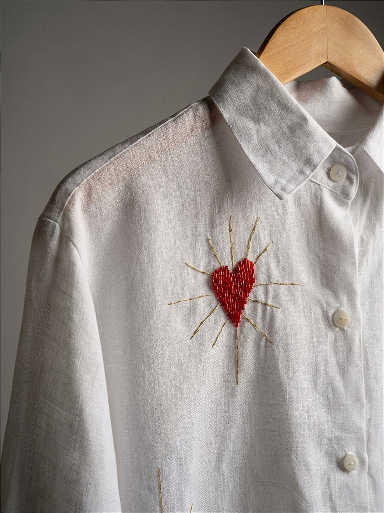 Camisa Hearts Branca