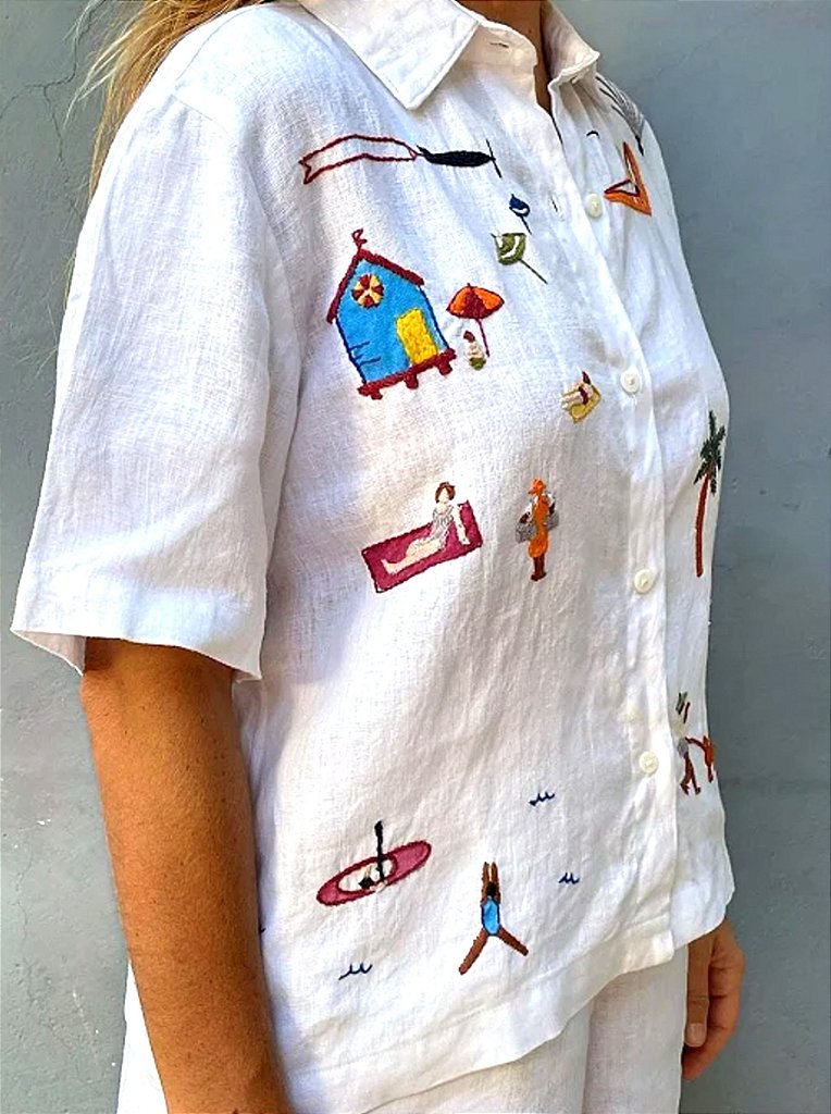 Camisa Manga Curta Rio