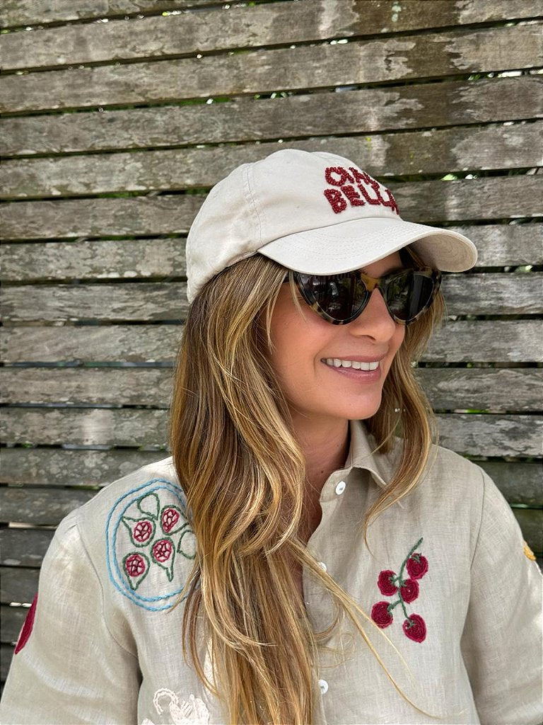 Boné Ciao Bella Bege
