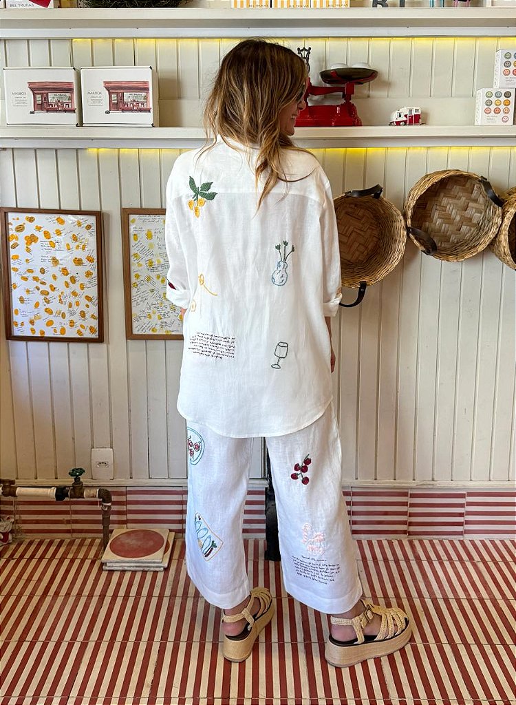Camisa Oliva Branca