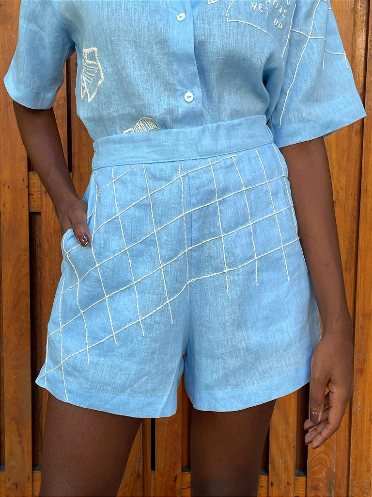 Short Praia Azul