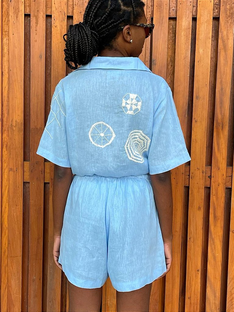 Short Praia Azul