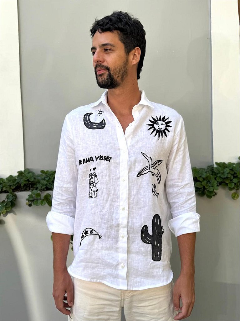 Camisa Masculina Te Amo Visse