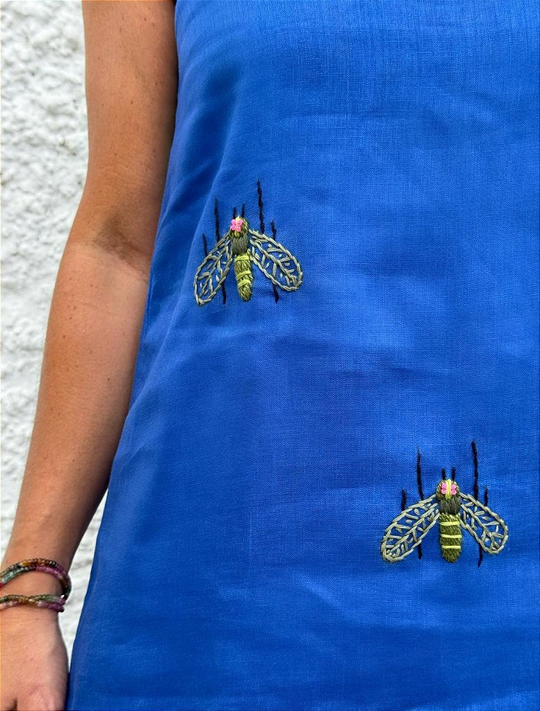 Vestido Bia Bee Azul