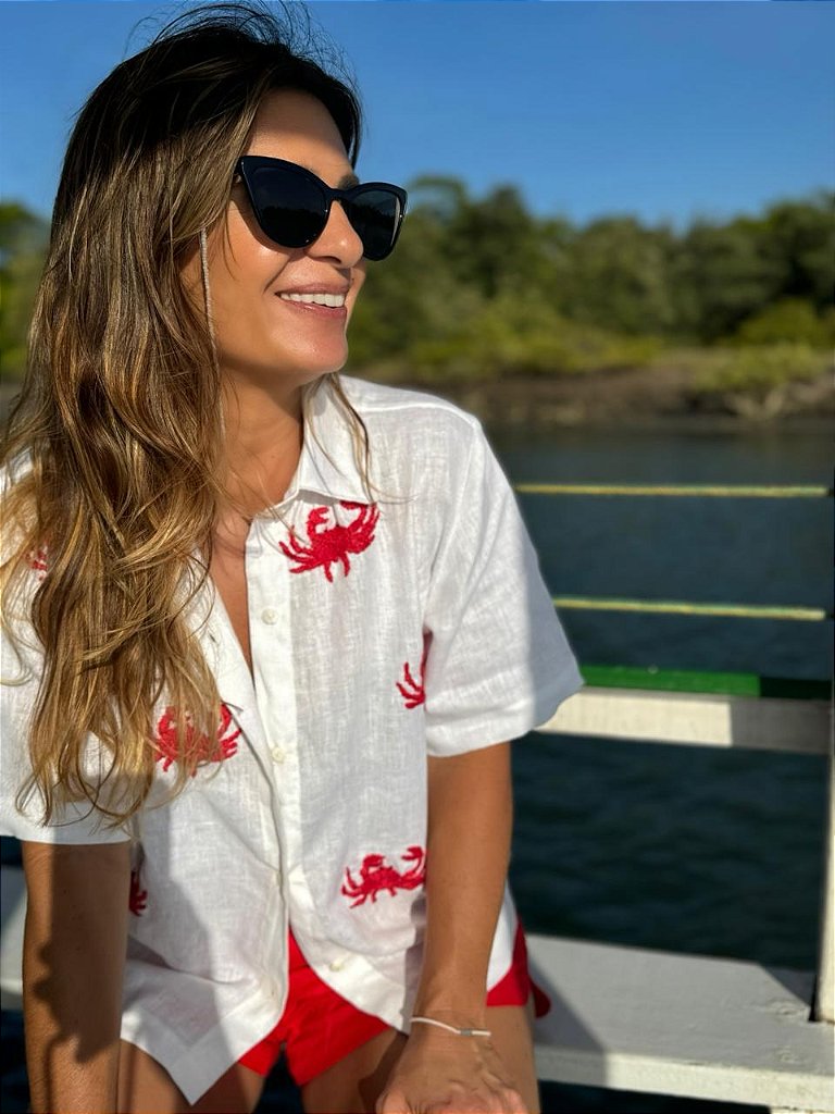 Camisa Manga Curta Caranguejo
