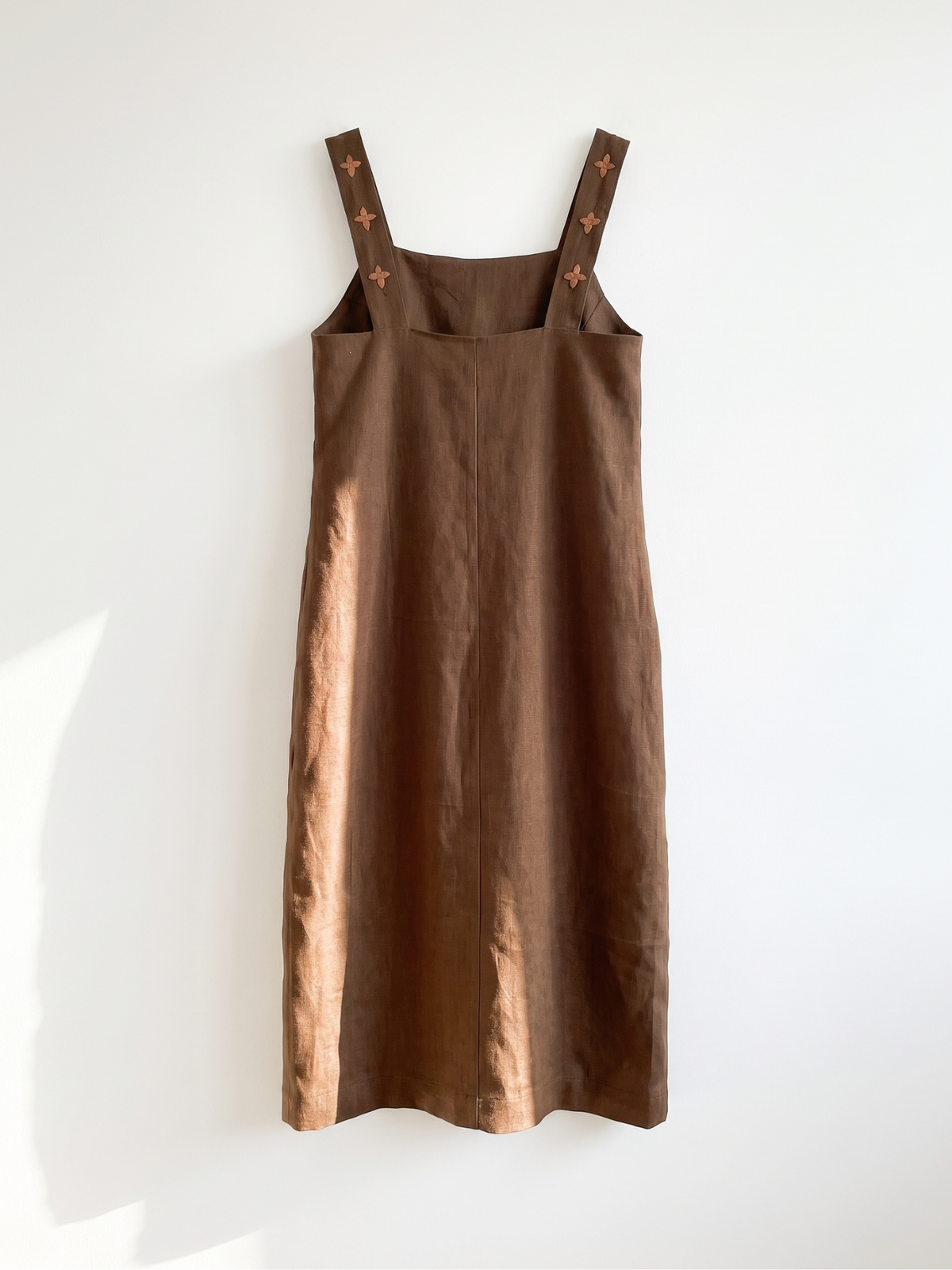 Vestido Carol Gaia Marrom