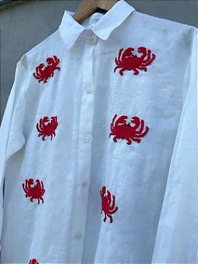 Camisa Caranguejo Branca