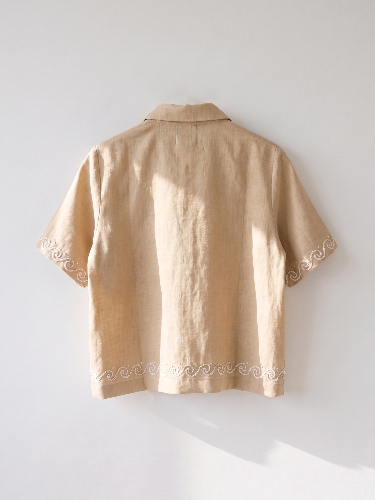 Camisa Manga Curta Atena Areia