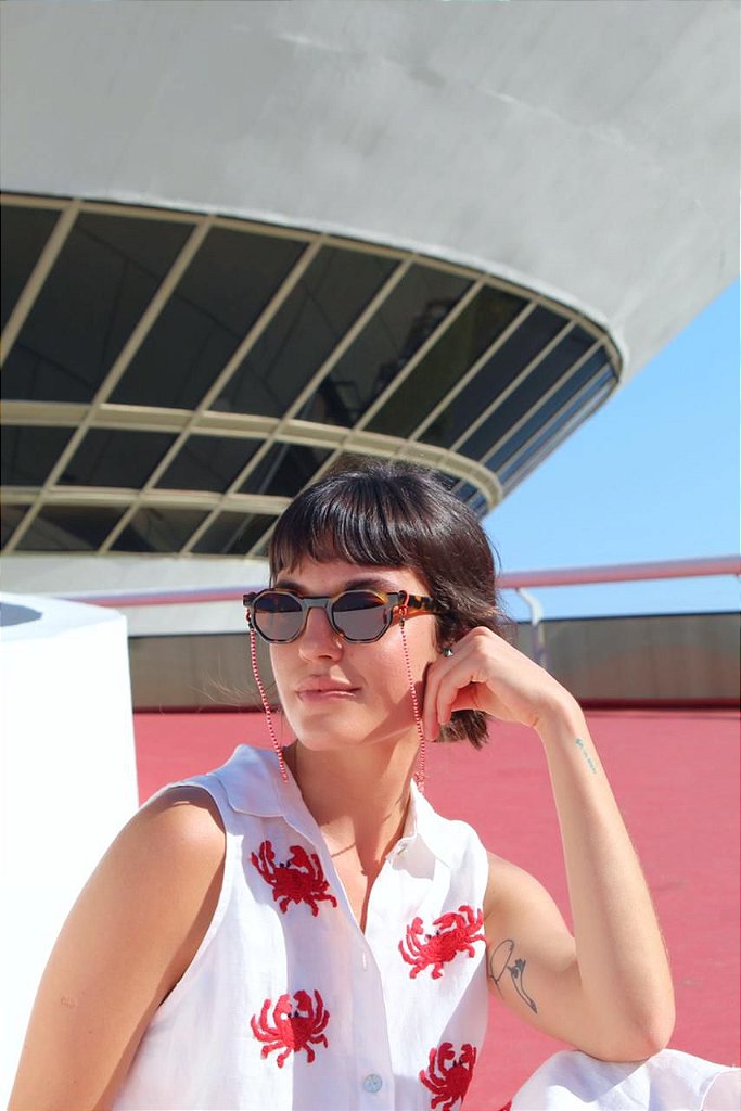 Vestido Max Caranguejo Branco
