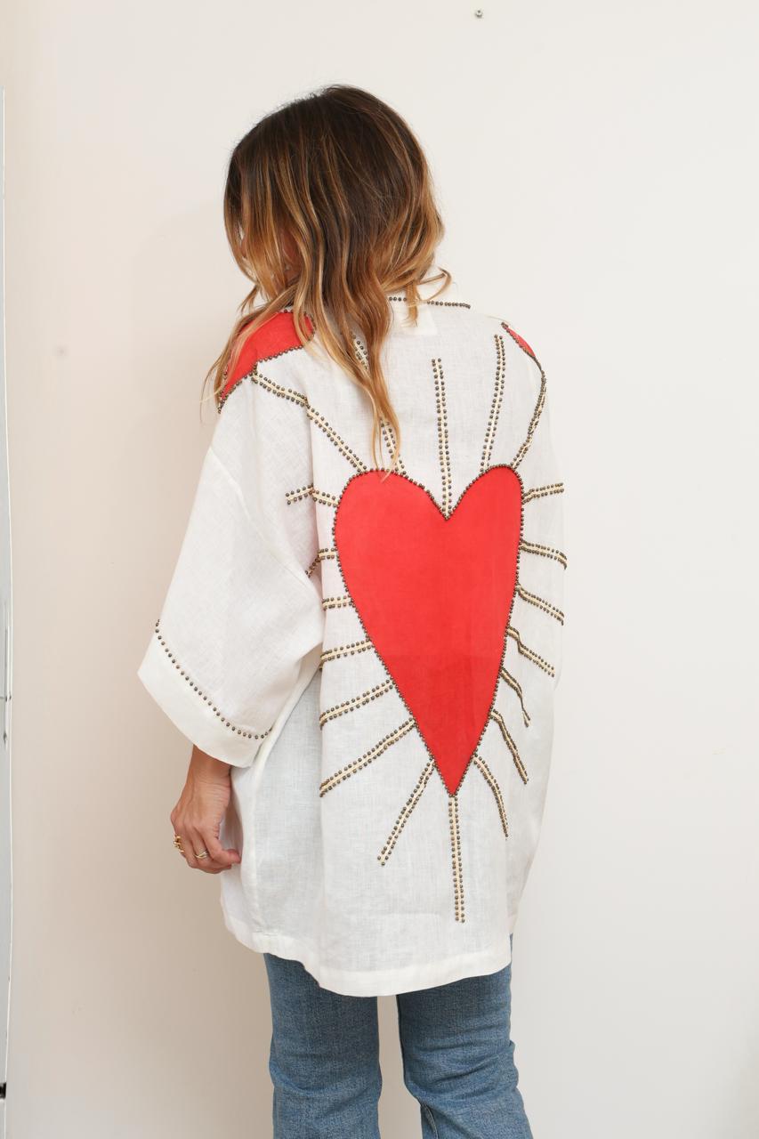 Kimono 3 Corações