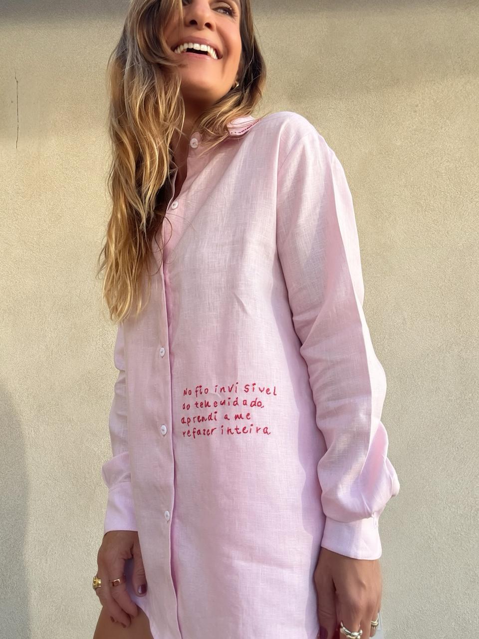 Camisa Afeto Rosa