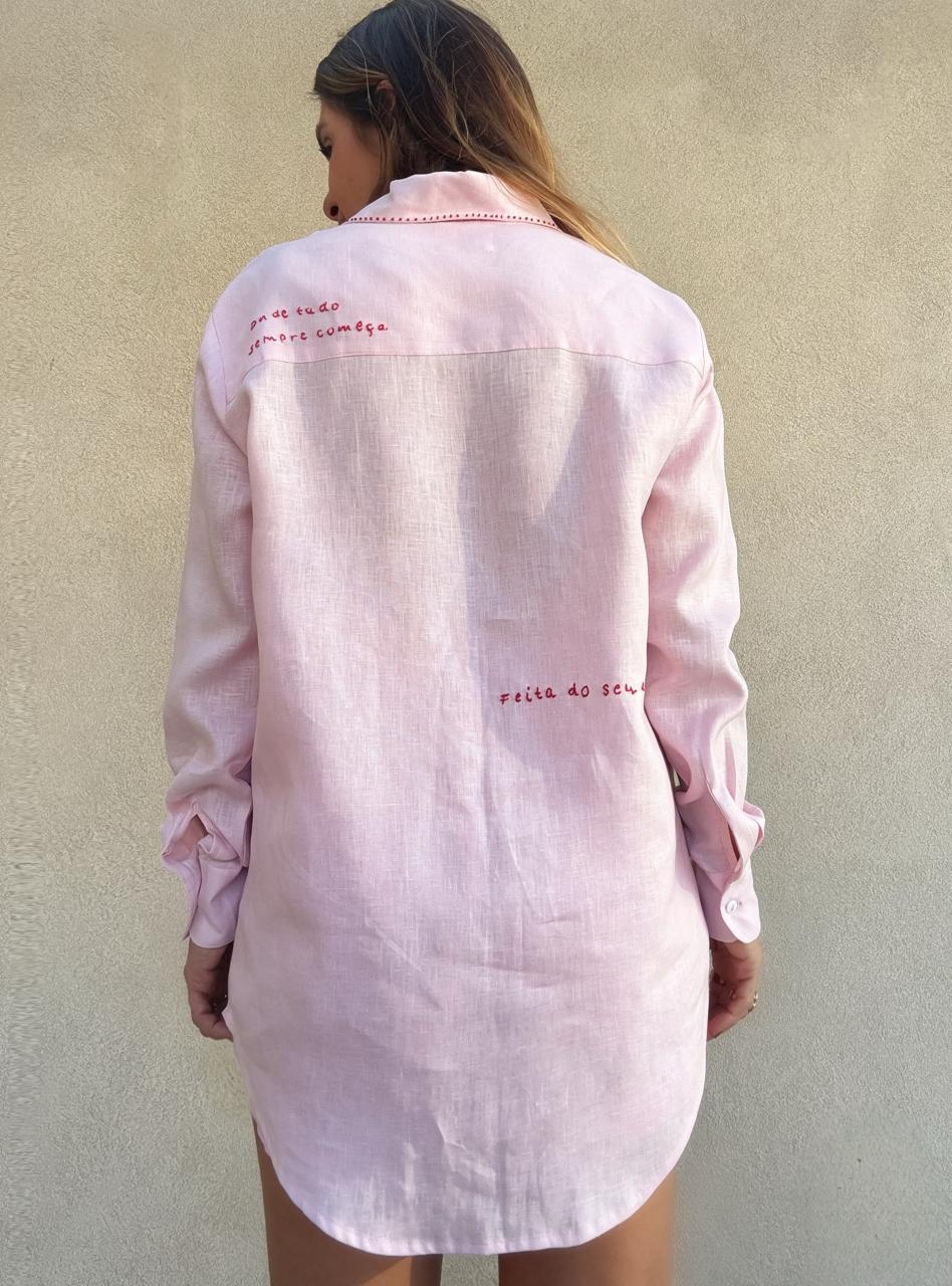 Camisa Afeto Rosa