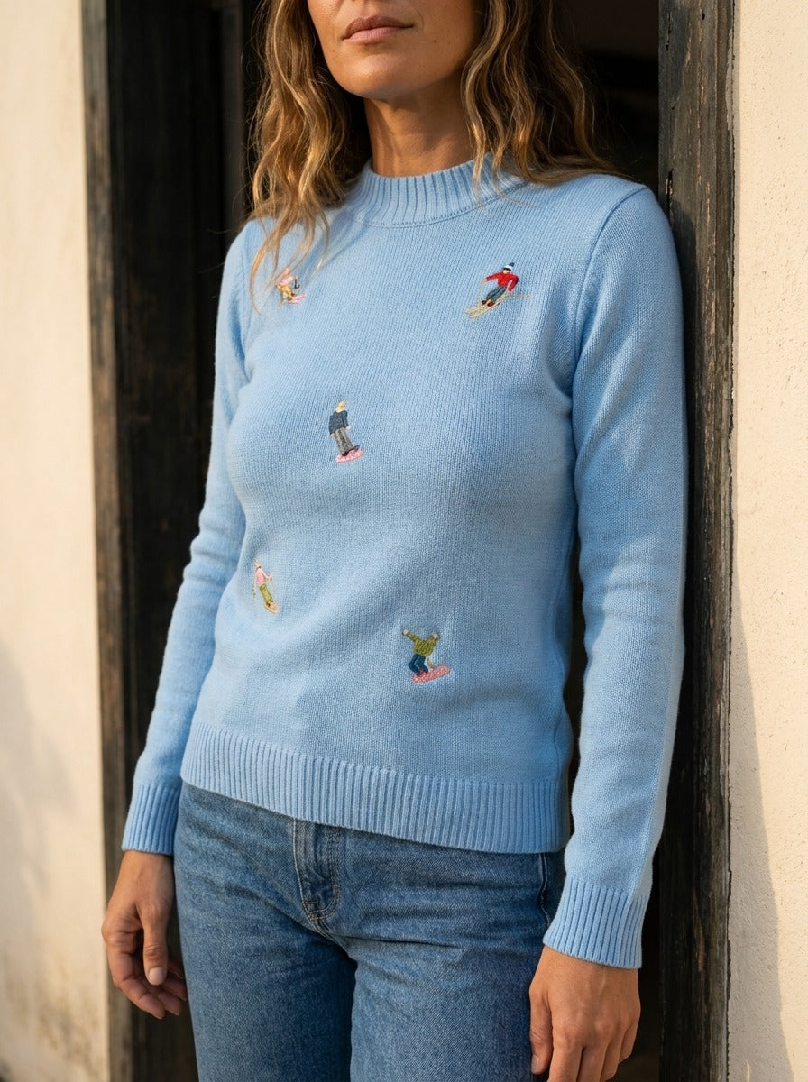 Tricot Ski Azul