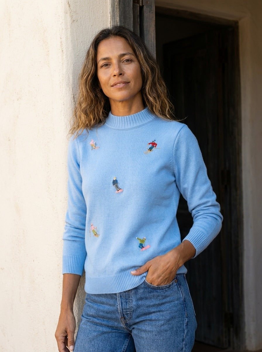 Tricot Ski Azul