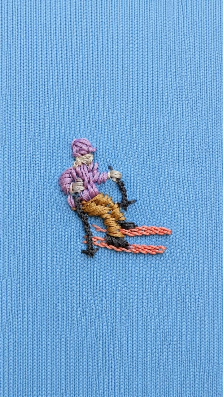 Tricot Ski Azul
