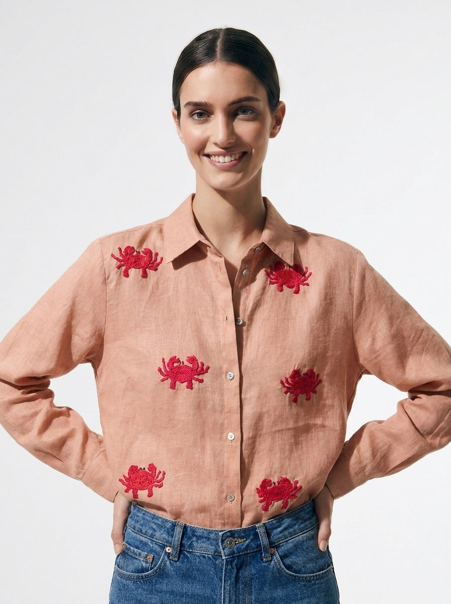 Camisa Caranguejo Caramelo
