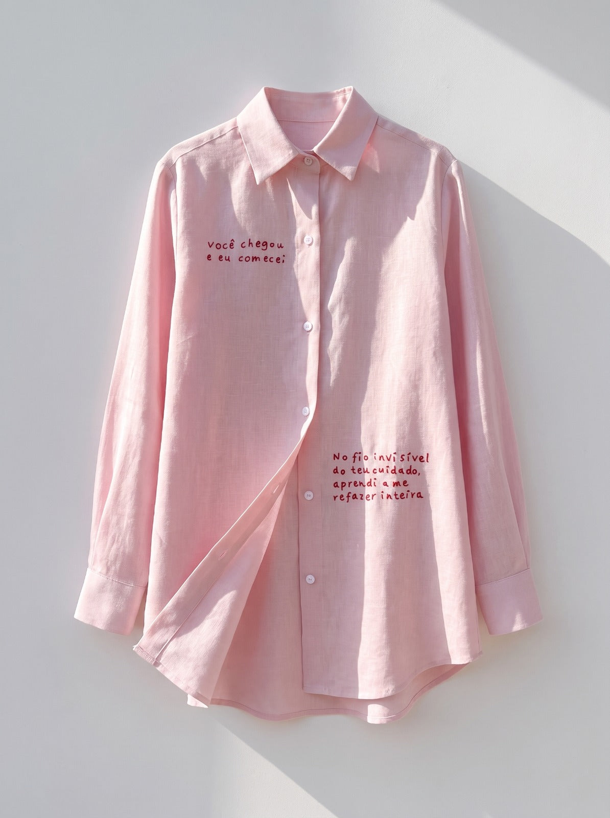 Camisa Afeto Rosa