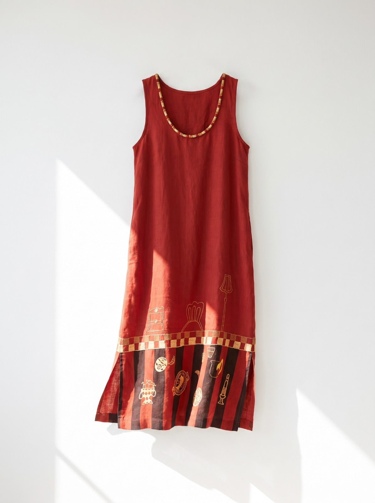 Vestido Bia Sutavola Terracota