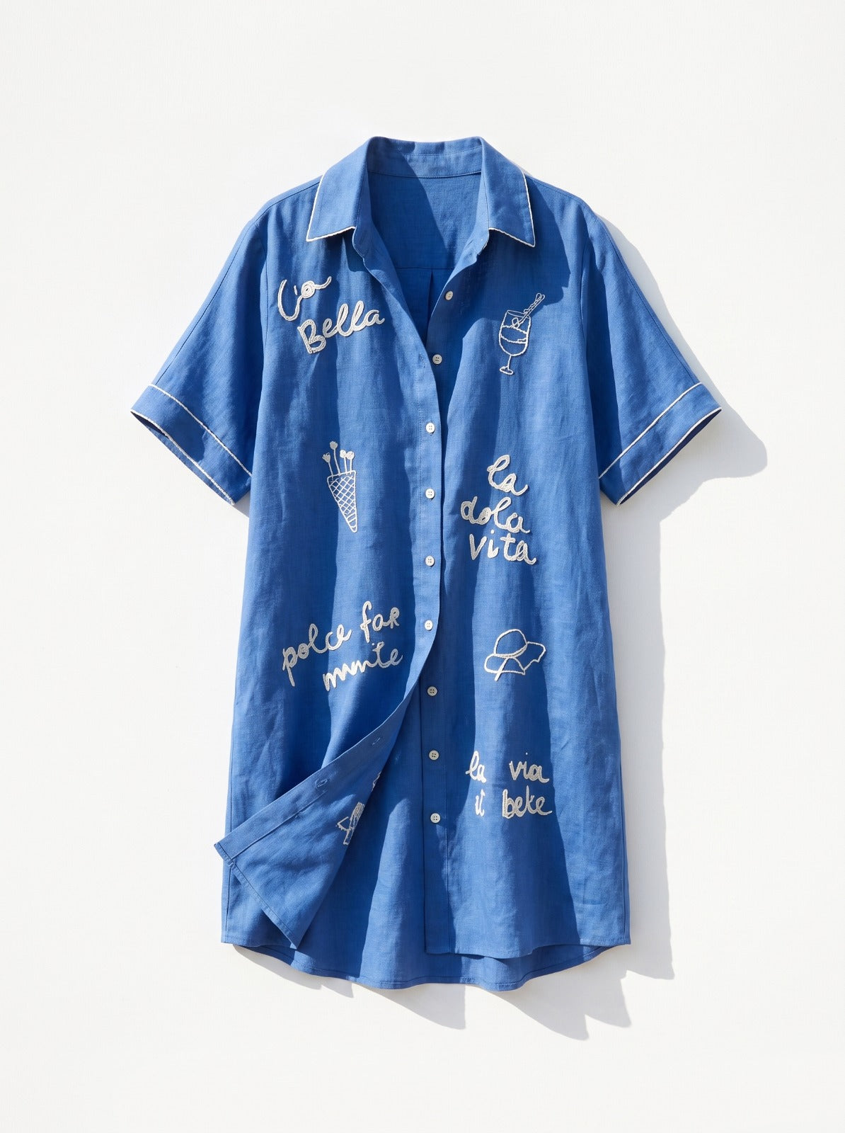 Chemise Nina Ciao Bella Azul