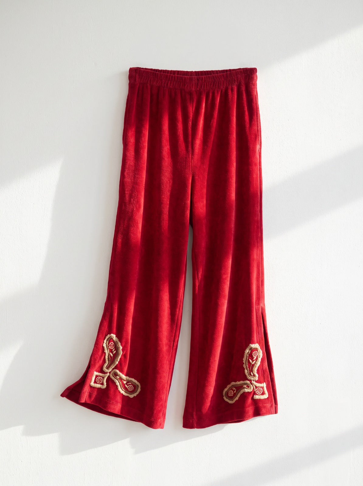 Calça Plush Entrelaços Vermelha