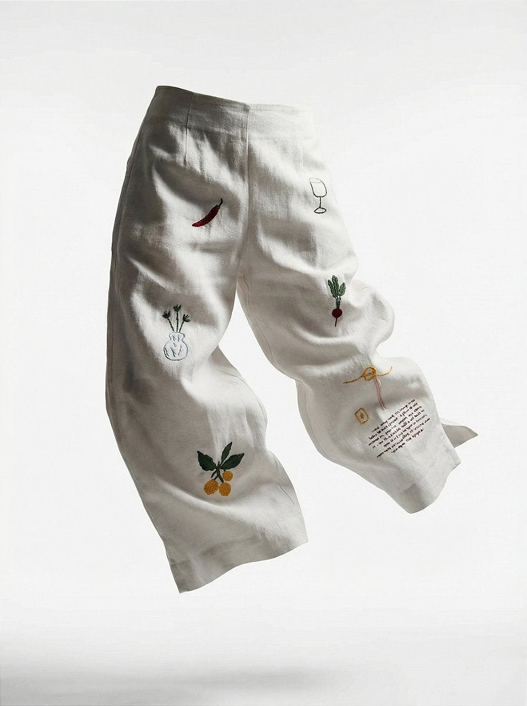 Calça Oliva Branca
