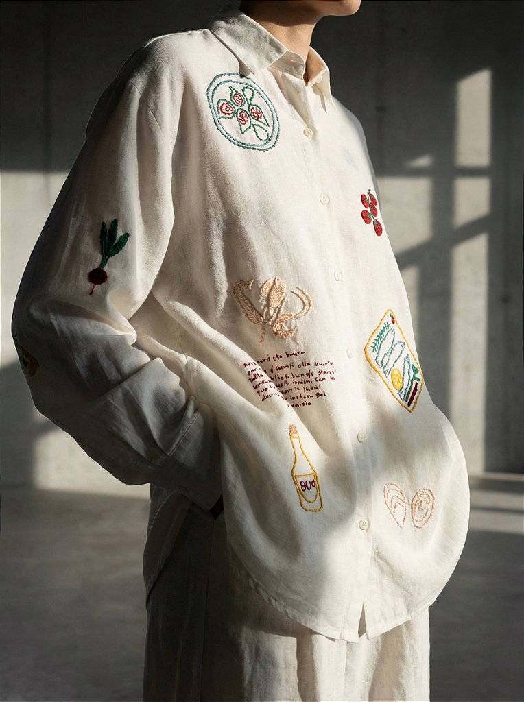 Camisa Oliva Branca