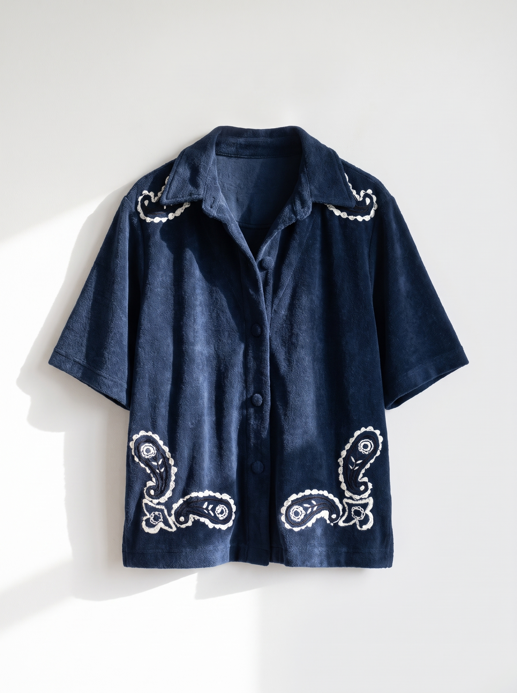 Camisa Plush Entrelaços Marinho
