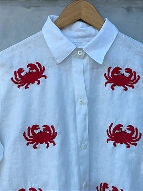 Camisa Caranguejo Branca