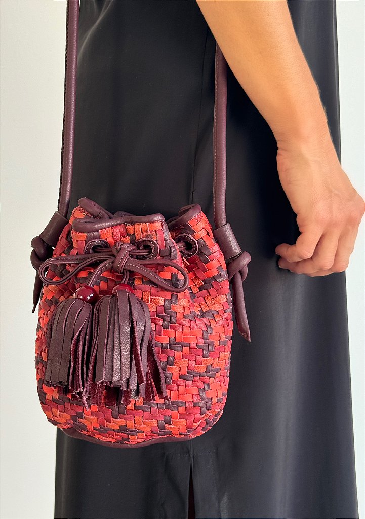 Bolsa Mini Bossa Vinho