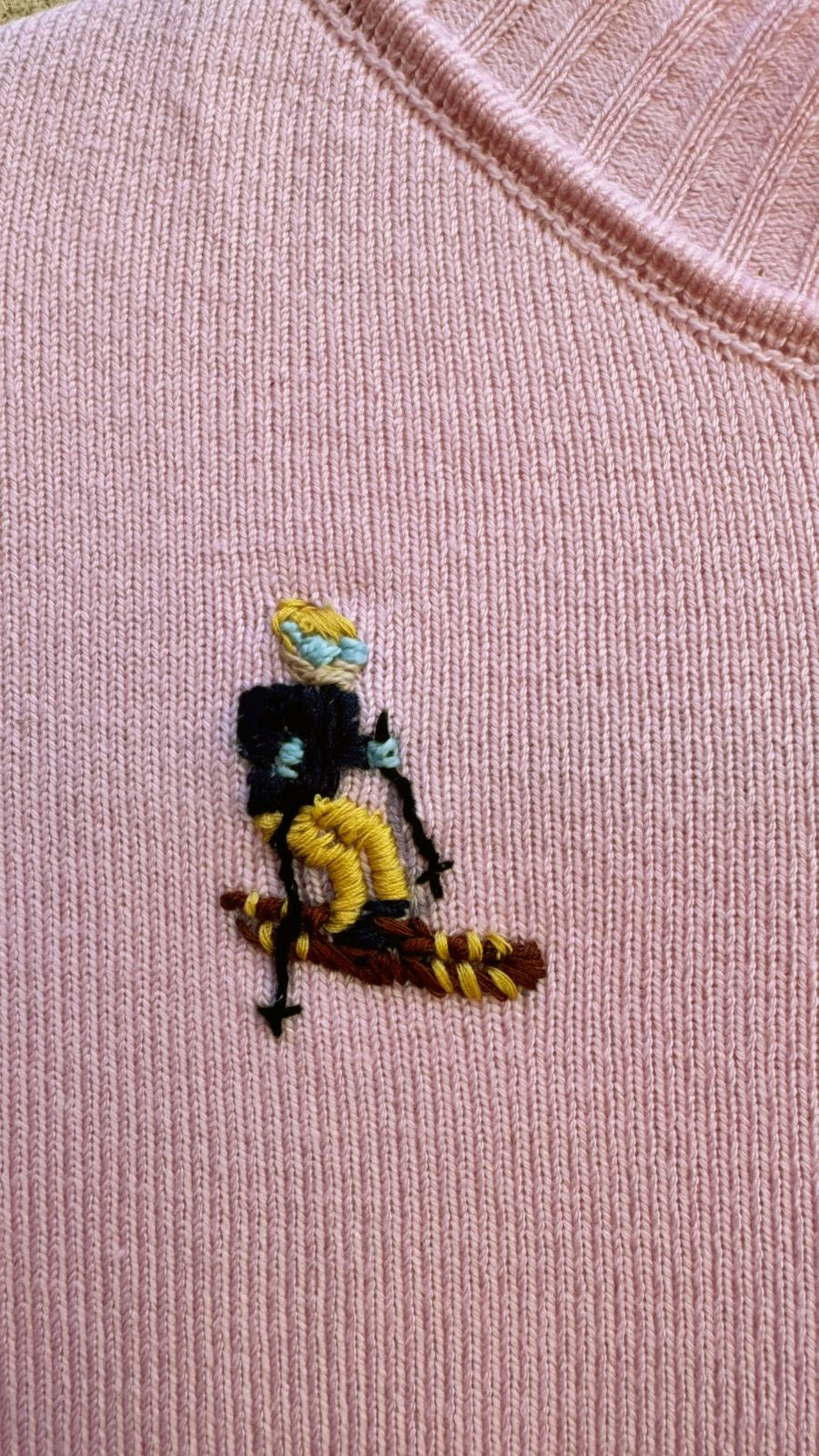 Tricot Ski Rosa