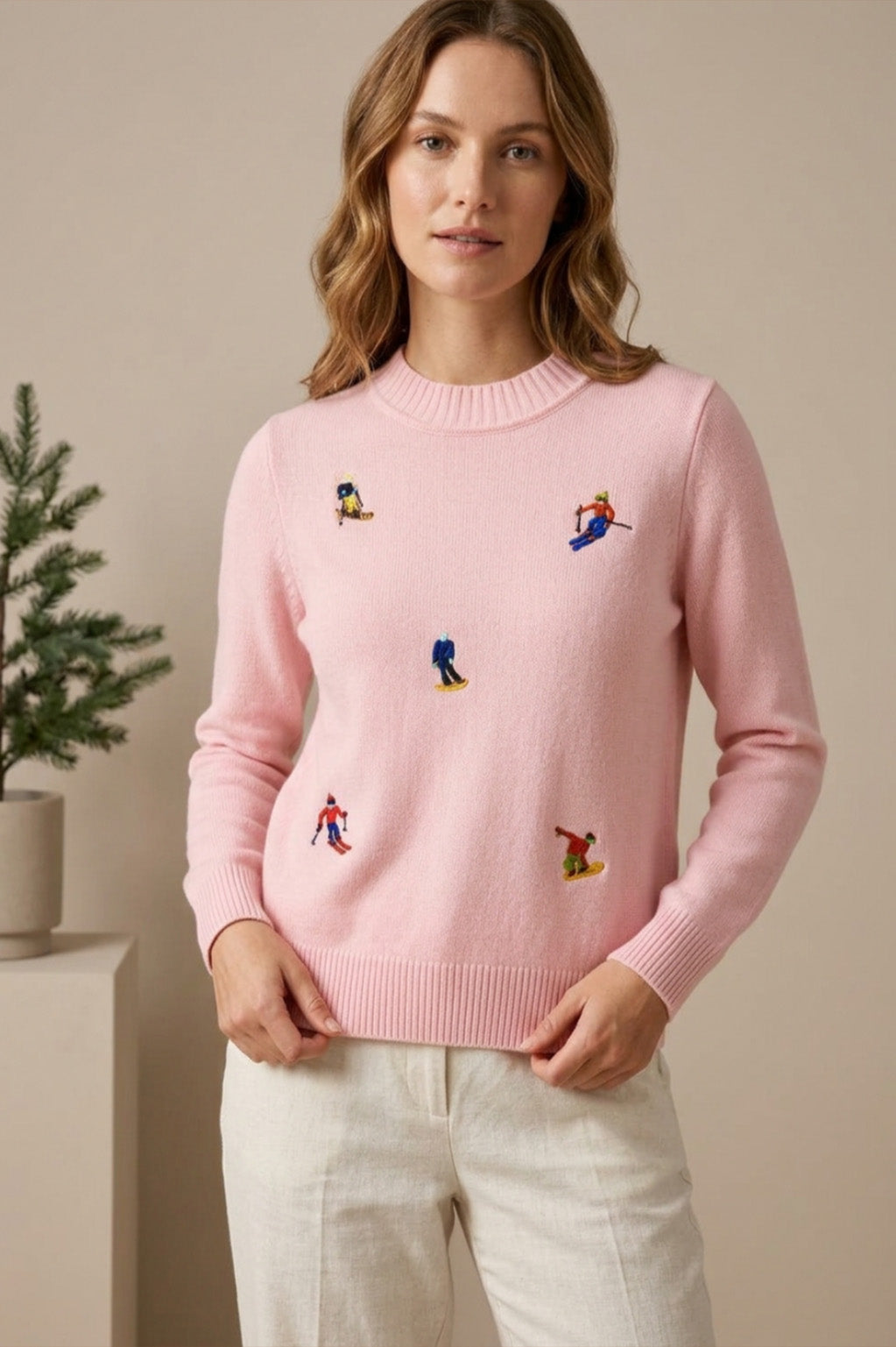 Tricot Ski Rosa