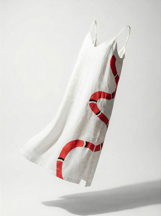 Vestido Nat Cobra Lateral Branco