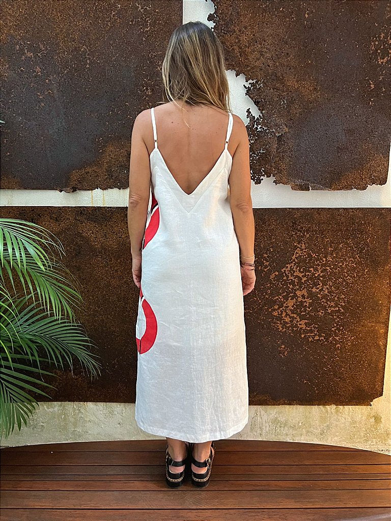 Vestido Nat Cobra Lateral Branco