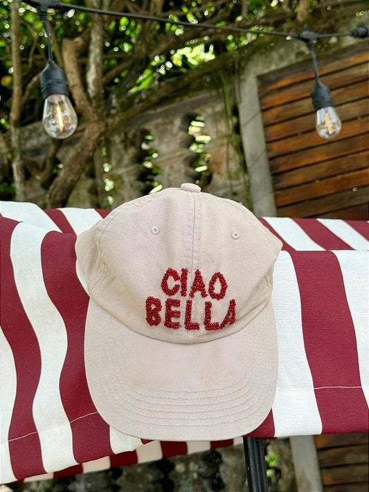 Boné Ciao Bella Bege