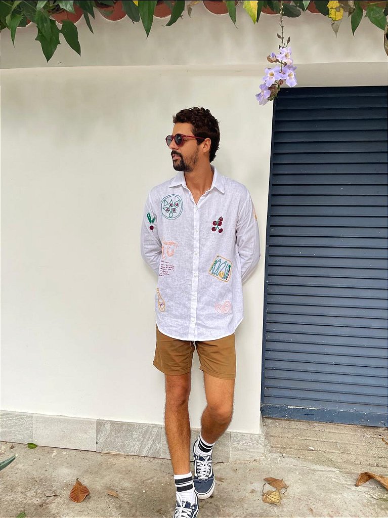 Camisa Masculina Oliva