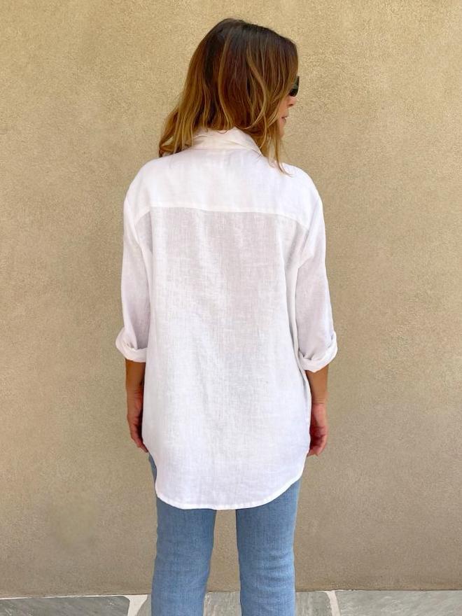Camisa Bolso Heart Branca