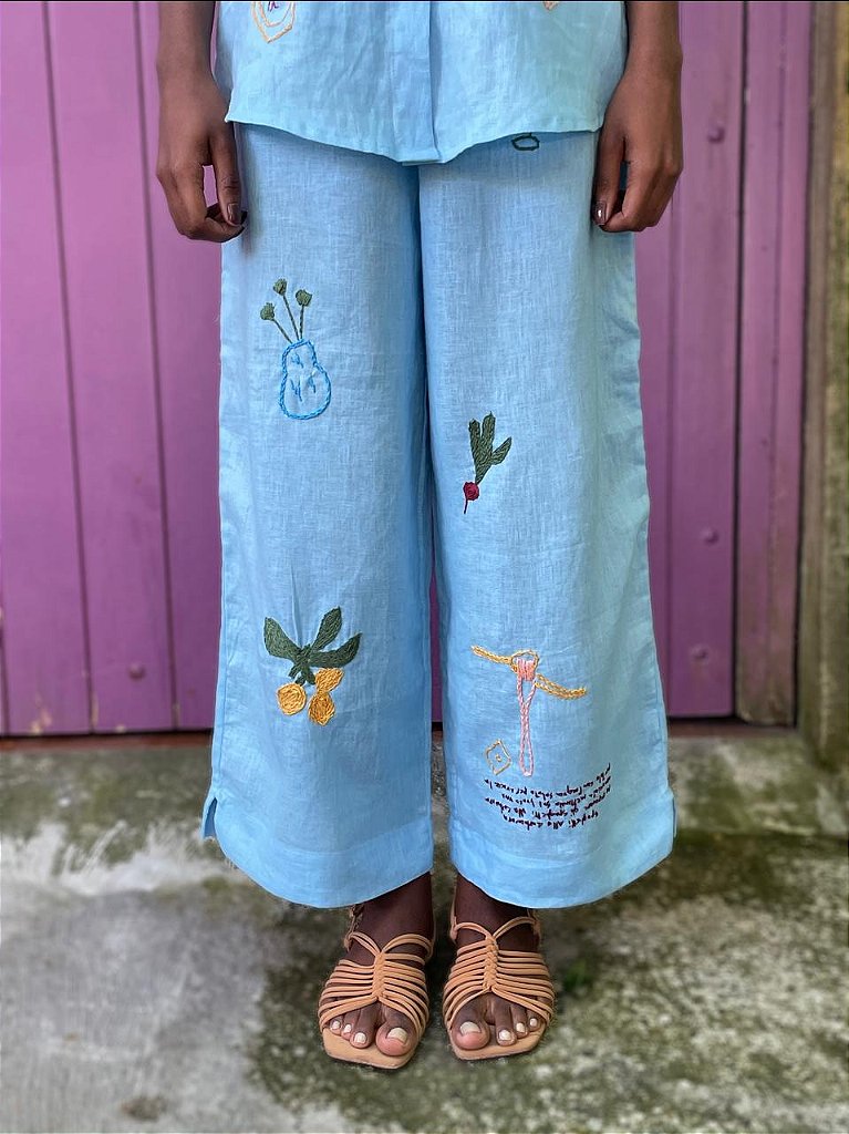 Calça Oliva Azul
