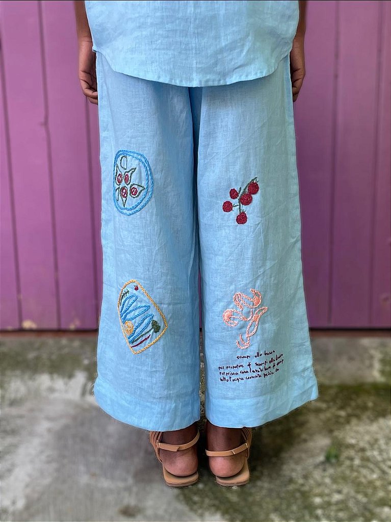 Calça Oliva Azul