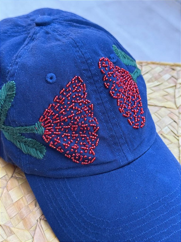 Boné Flor Marinho