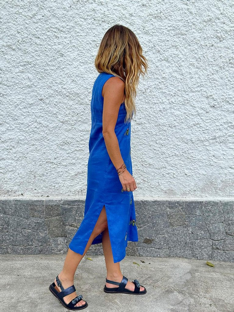 Vestido Bia Bee Azul