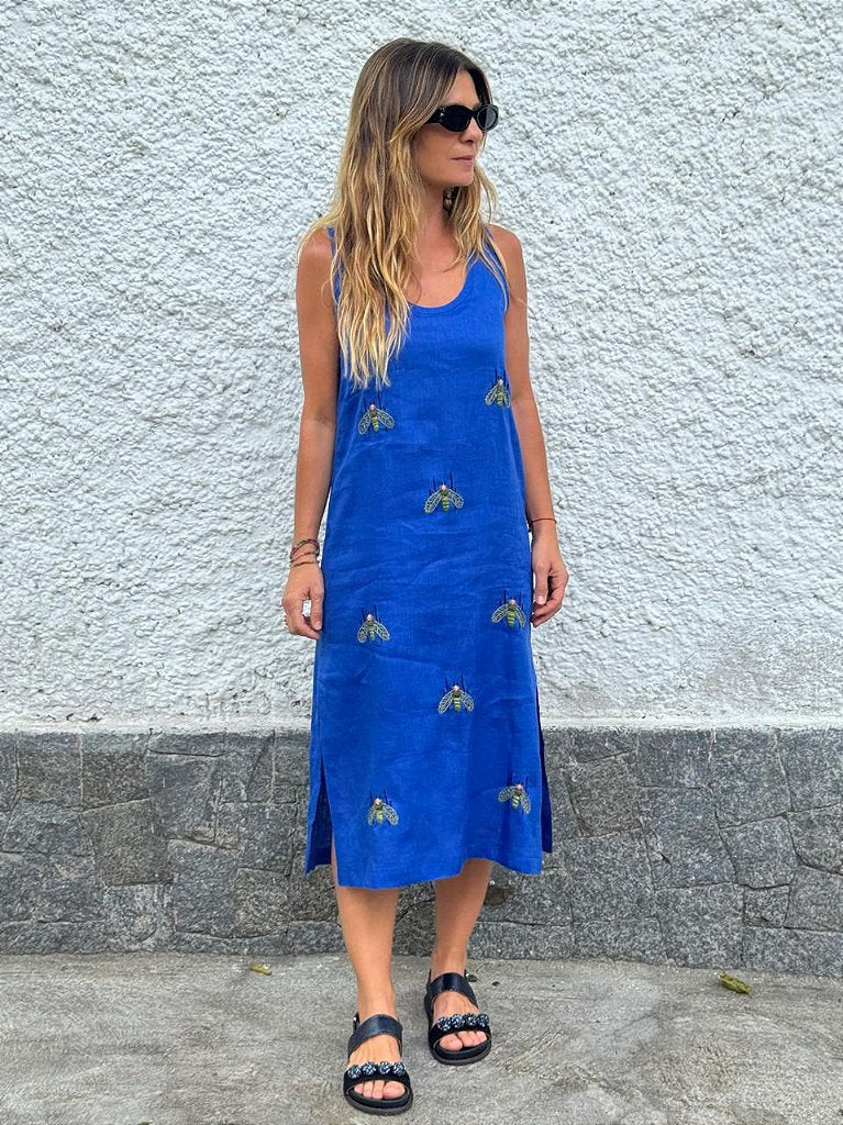 Vestido Bia Bee Azul