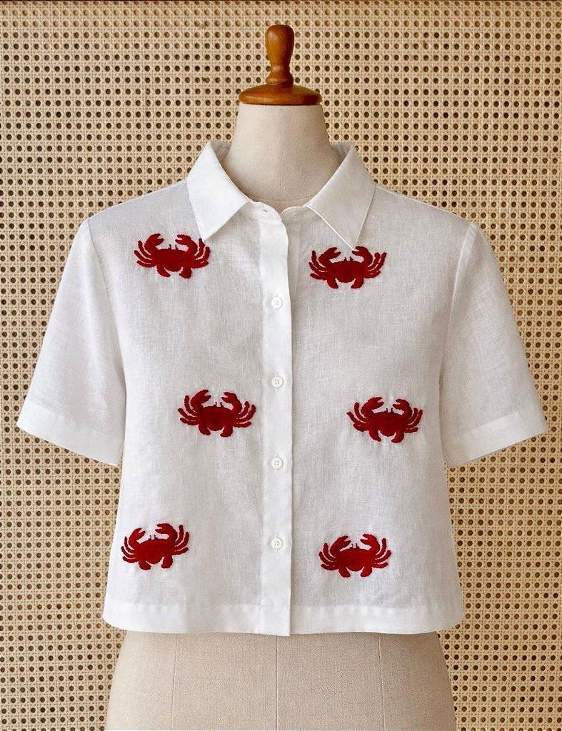 Camisa Manga Curta Caranguejo